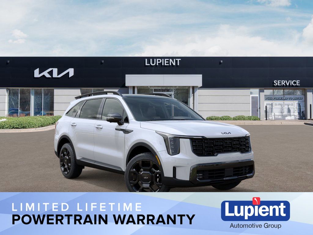 Glacial White Pearl 2026 Kia Sorento X-Line SX Prestige AWD SUV / Crossover All-Wheel Drive 8-Speed Dual Clutch