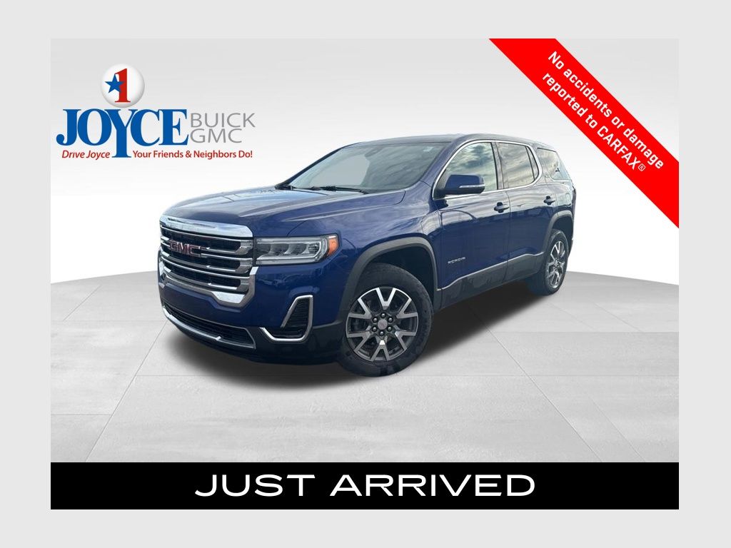 Ultra Blue Metallic 2023 GMC Acadia SLE FWD SUV / Crossover Front-Wheel Drive 9-Speed Automatic