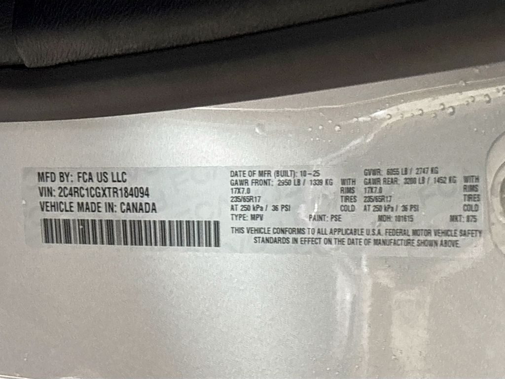 2026 Chrysler Voyager LX