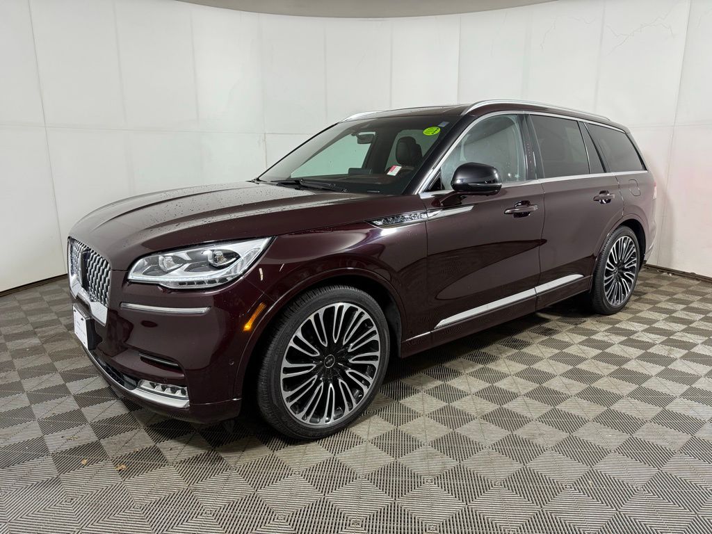 Red Metallic 2023 Lincoln Aviator Black Label AWD SUV / Crossover All-Wheel Drive Automatic