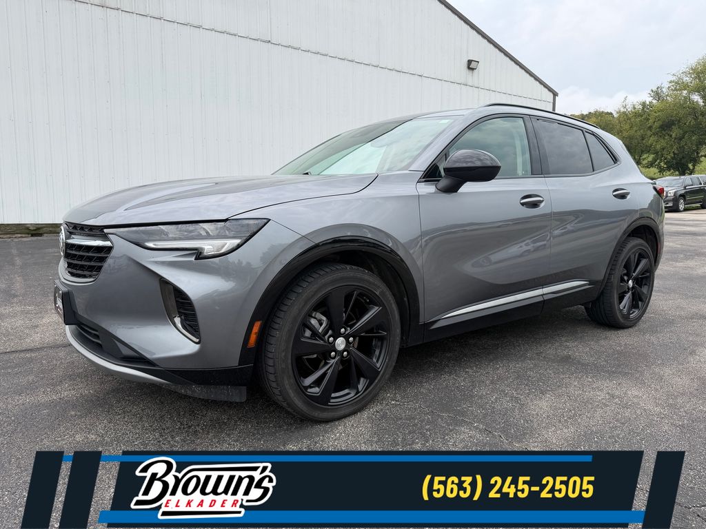 Satin Steel Gray Metallic 2021 Buick Envision SUV / Crossover All-Wheel Drive 9-Speed Automatic