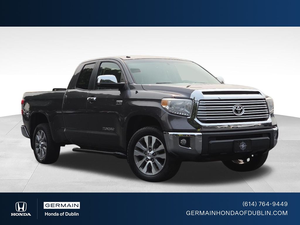 Magnetic Gray Metallic 2015 Toyota Tundra Pickup Truck Four-Wheel Drive 6-Speed Automatic Overdrive