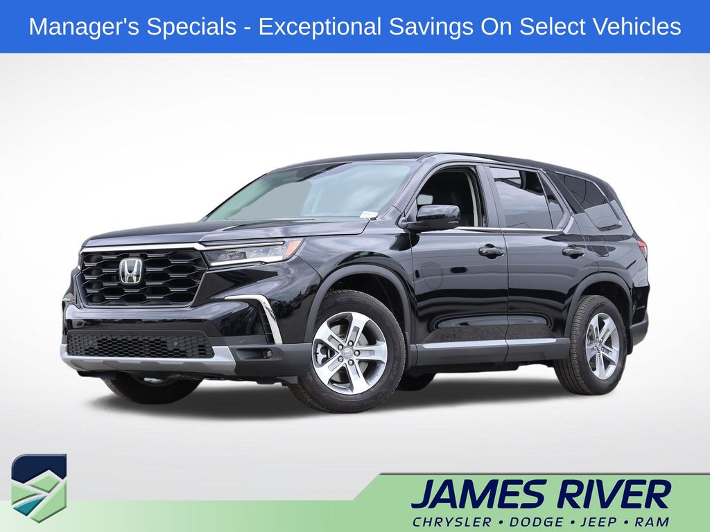 Crystal Black Pearl 2025 Honda Pilot SUV / Crossover Front-Wheel Drive Automatic