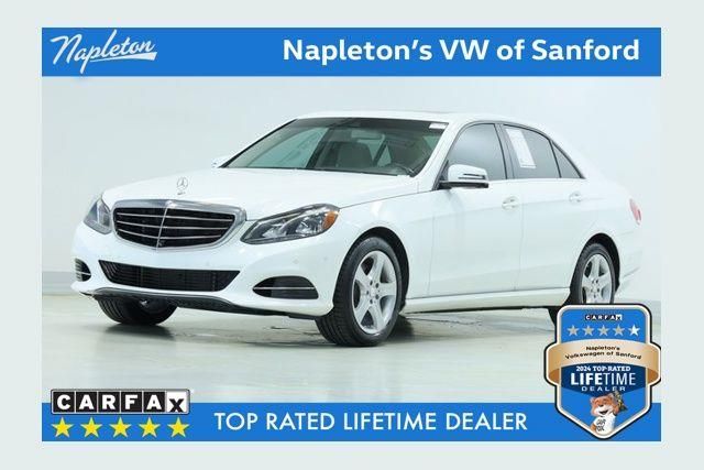 White 2015 Mercedes-Benz E-Class Sedan Rear-Wheel Drive 7-Speed Automatic