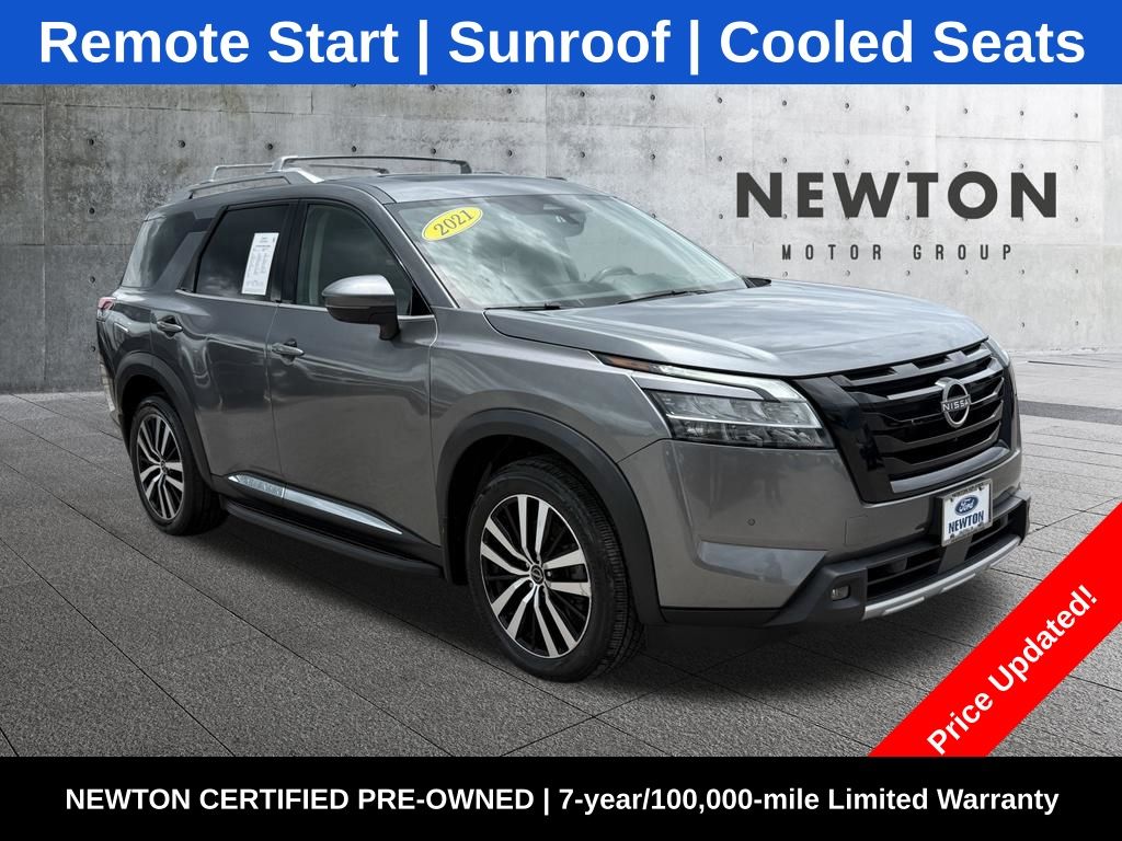 Gray (Gun Metallic) 2023 Nissan Pathfinder SUV / Crossover All-Wheel Drive 9-Speed Automatic