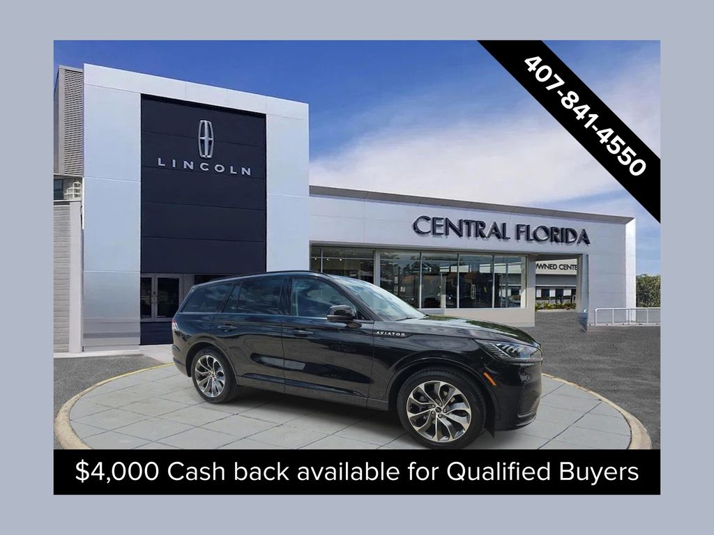 Black Metallic 2026 Lincoln Aviator SUV / Crossover Rear-Wheel Drive Automatic