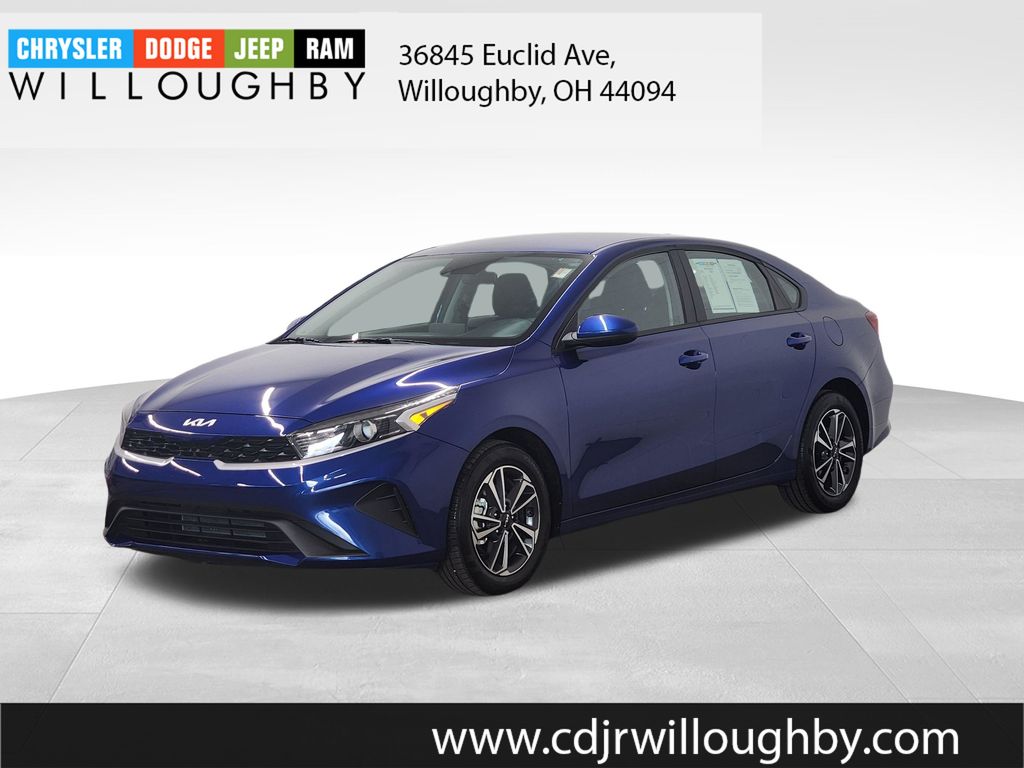 Deep Sea Blue 2023 Kia Forte LXS FWD Sedan Front-Wheel Drive Continuously Variable Transmission