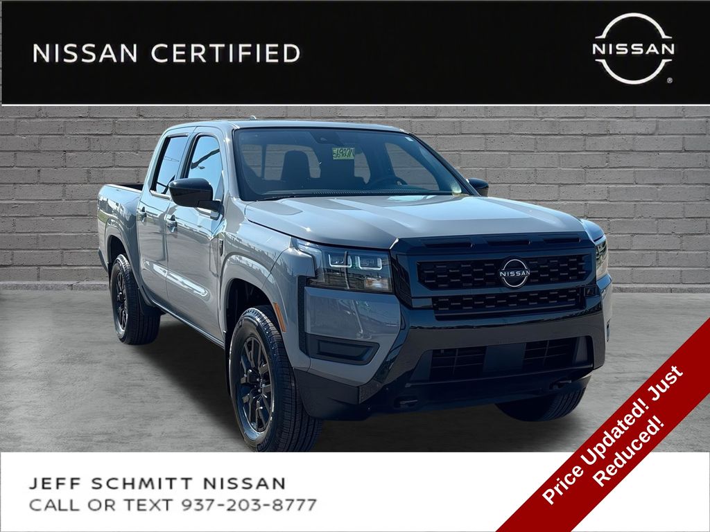 Boulder Gray Pearl 2026 Nissan Frontier Pickup Truck Four-Wheel Drive 9-Speed Automatic Overdrive