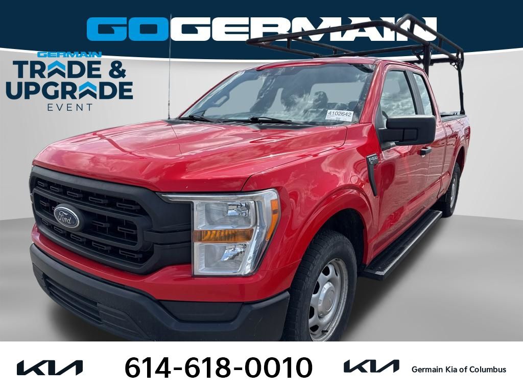 Race Red 2021 Ford F-150 XL SuperCab RWD Pickup Truck 4X2 Automatic
