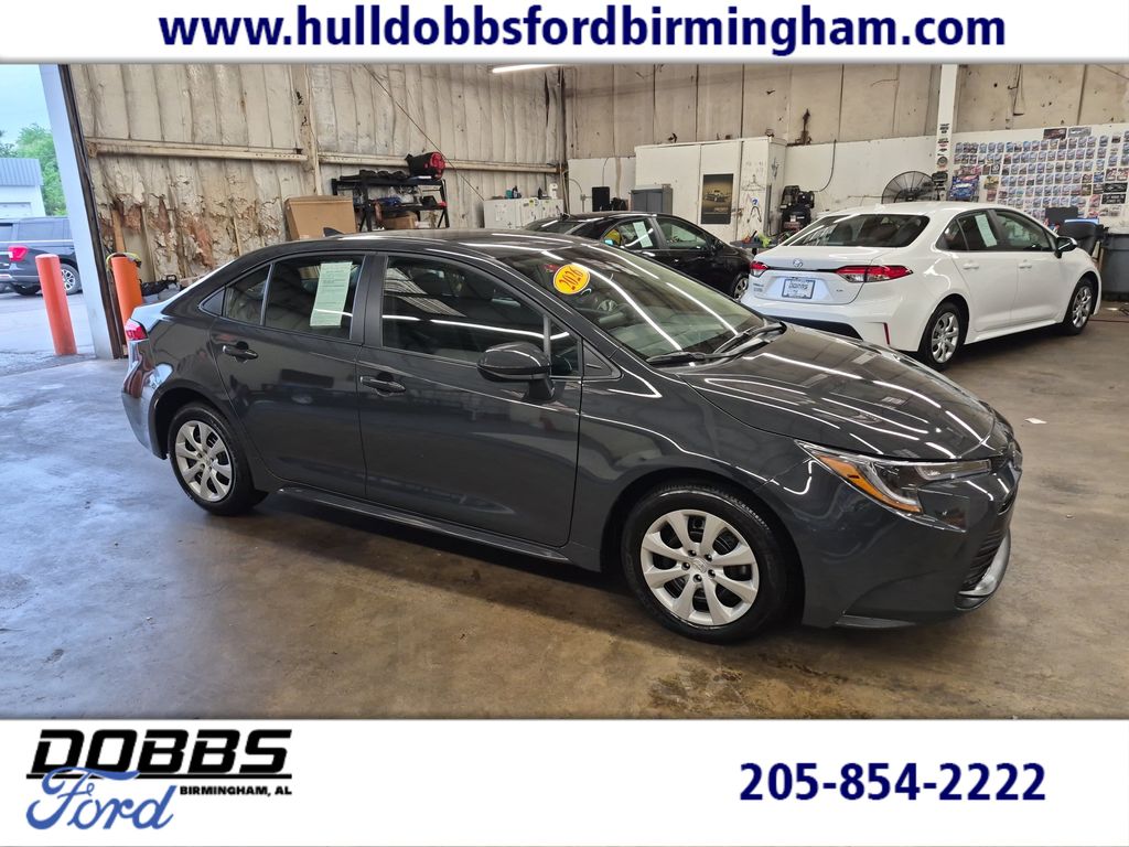 Gray 2026 Toyota Corolla LE FWD Sedan Front-Wheel Drive Continuously Variable Transmission