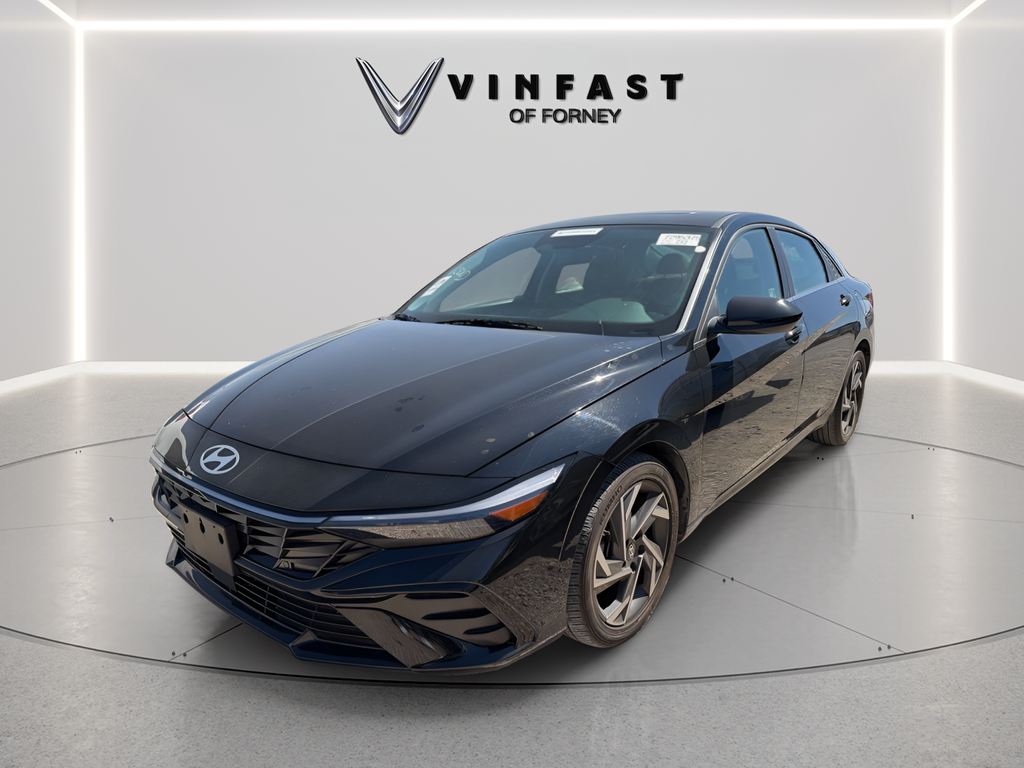 Abyss Black 2024 Hyundai Elantra SEL FWD Sedan Front-Wheel Drive Continuously Variable Transmission