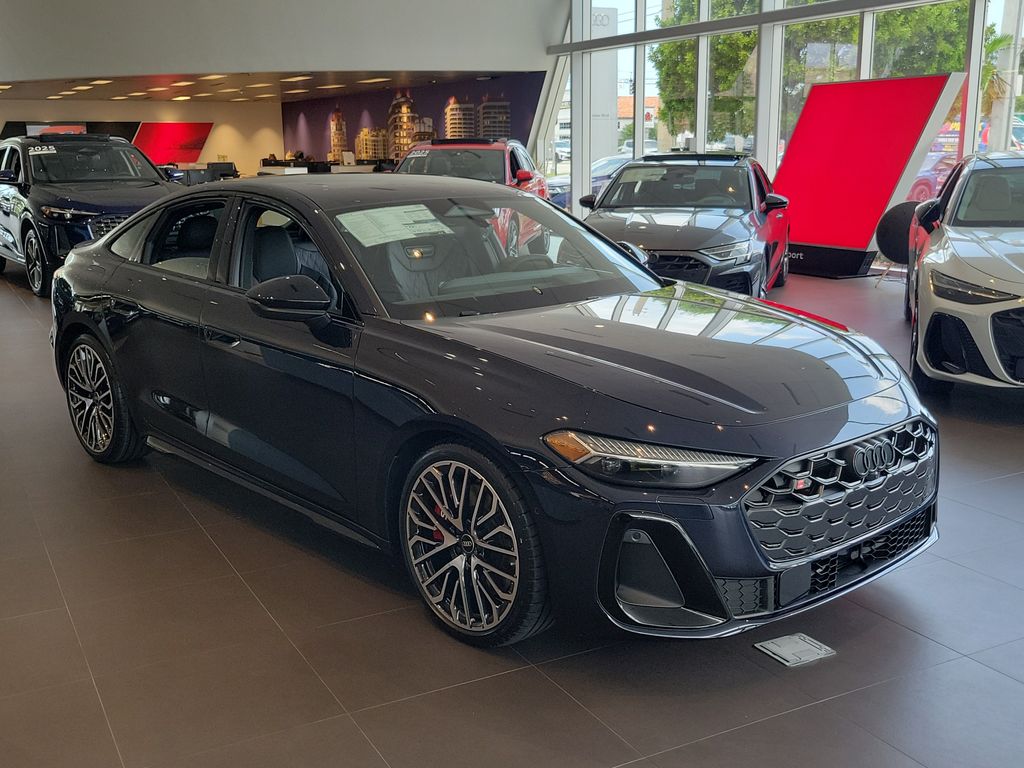Firmament Blue Metallic 2026 Audi S5 quattro Premium Plus TFSI Sedan All-Wheel Drive 7-Speed Automatic