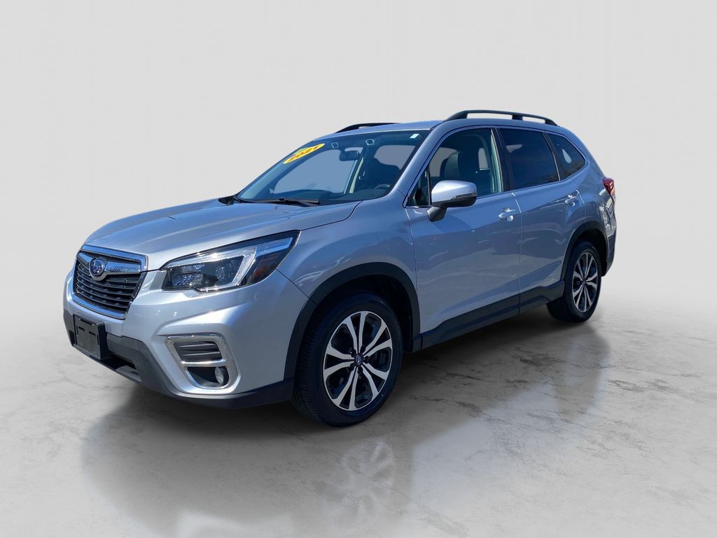 Ice Silver Metallic 2021 Subaru Forester Limited Crossover AWD SUV / Crossover All-Wheel Drive Continuously Variable Transmission