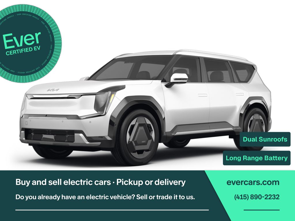 Snow White Pearl 2024 Kia EV9 SUV / Crossover All-Wheel Drive 1-Speed Automatic