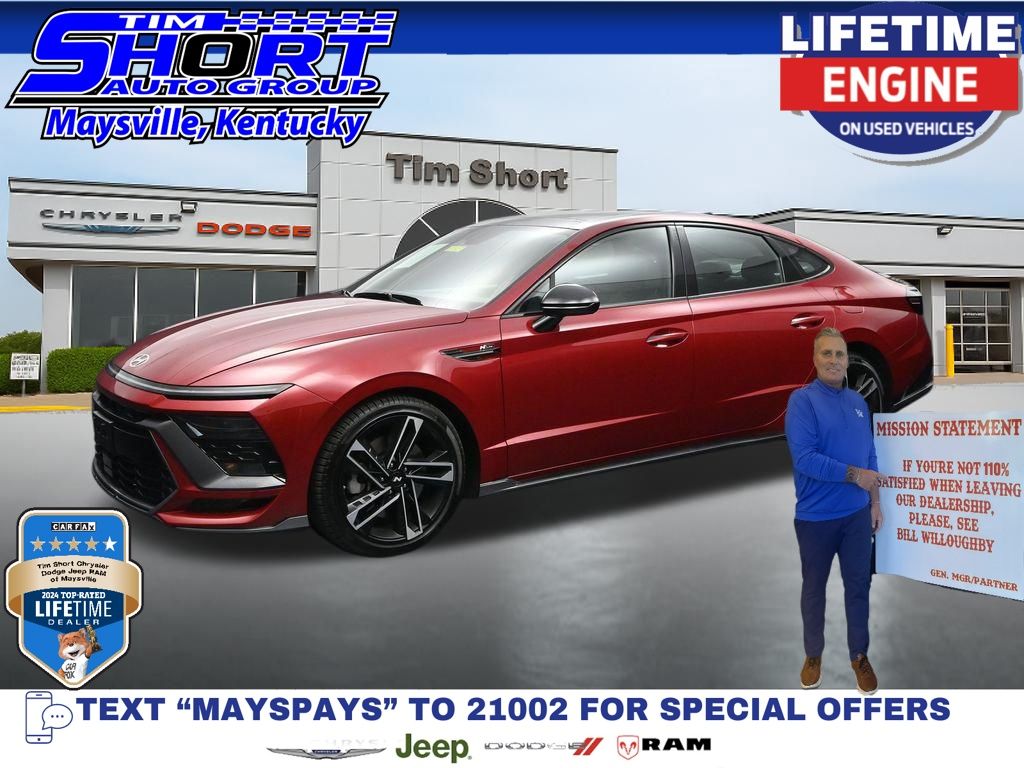 Ultimate red 2026 Hyundai Sonata Sedan Front-Wheel Drive 8-Speed Automatic