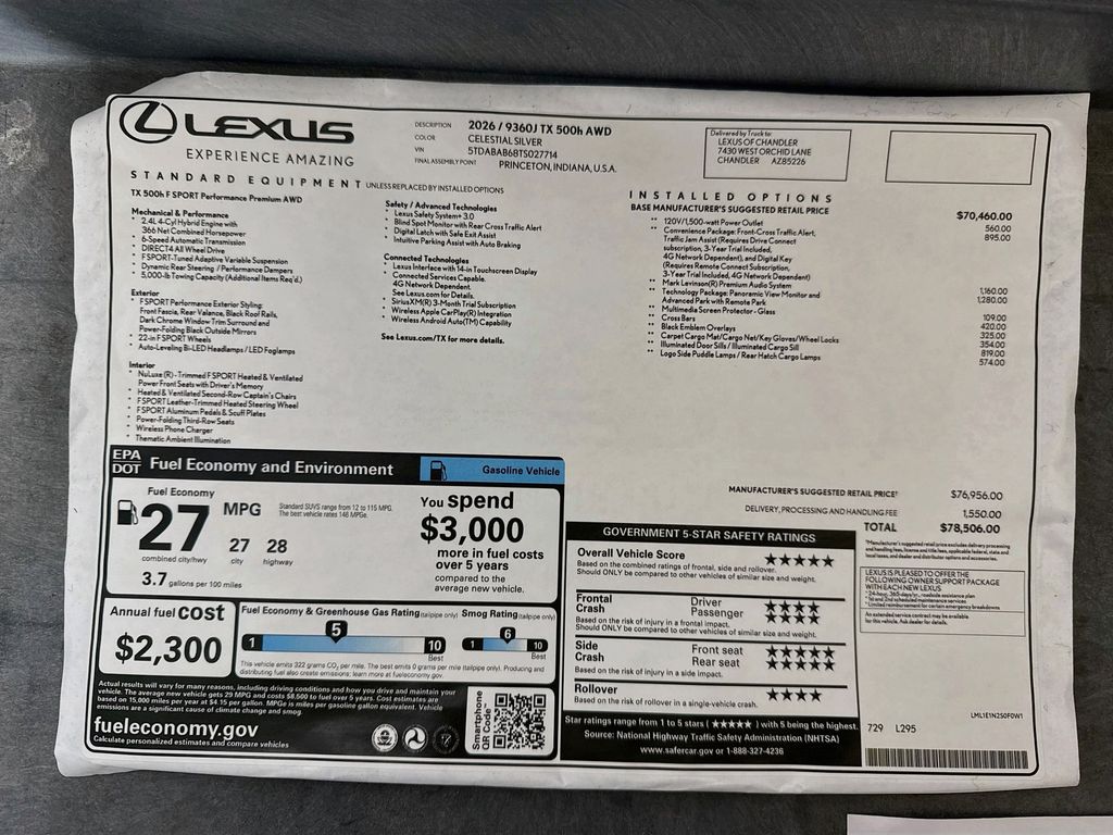 Thumbnail: 2026 Lexus TX - 9