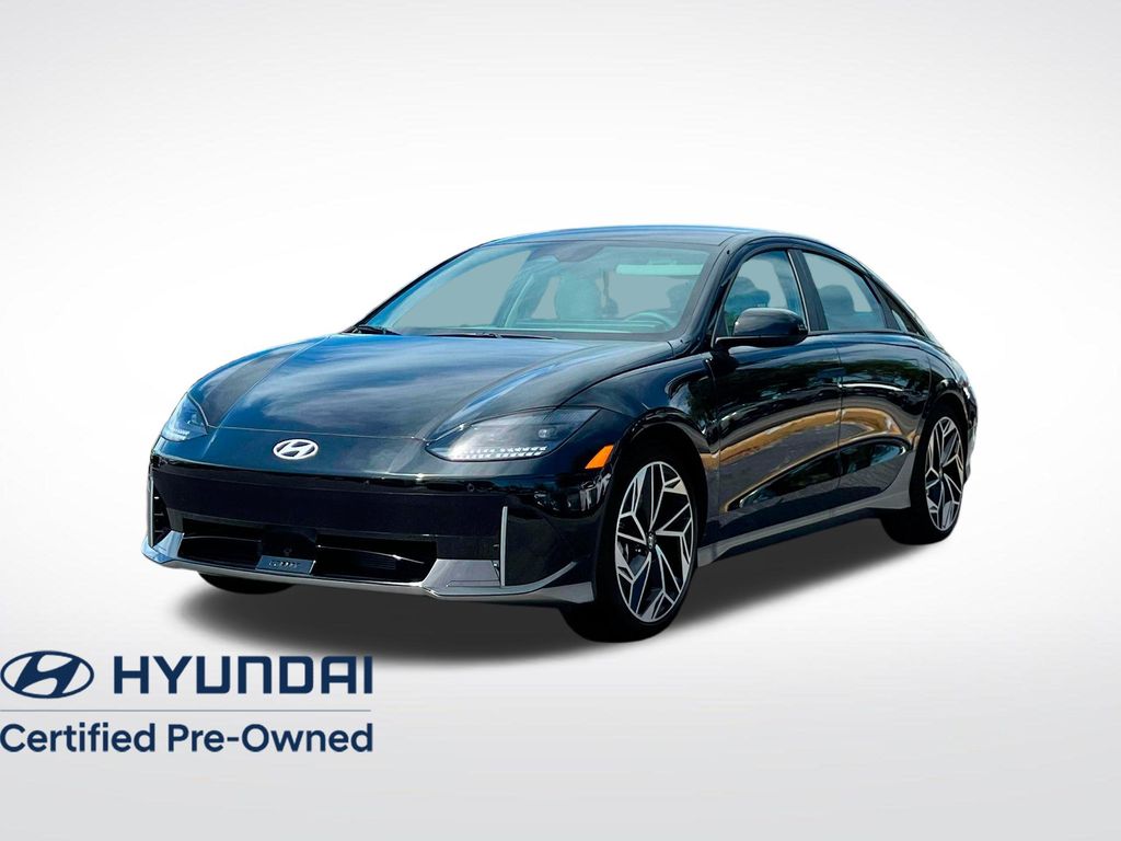Onyx Black 2025 Hyundai Ioniq 6 Sedan Rear-Wheel Drive 1-Speed Automatic