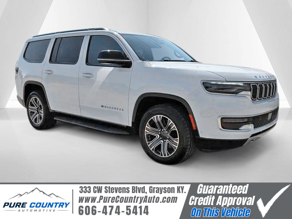 Bright White Clearcoat 2024 Jeep Wagoneer SUV / Crossover Four-Wheel Drive 8-Speed Automatic