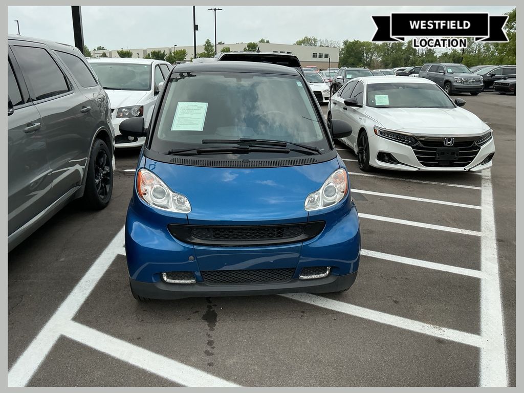 Blue Metallic 2010 smart fortwo Hatchback Rear-Wheel Drive 5-Speed Automatic