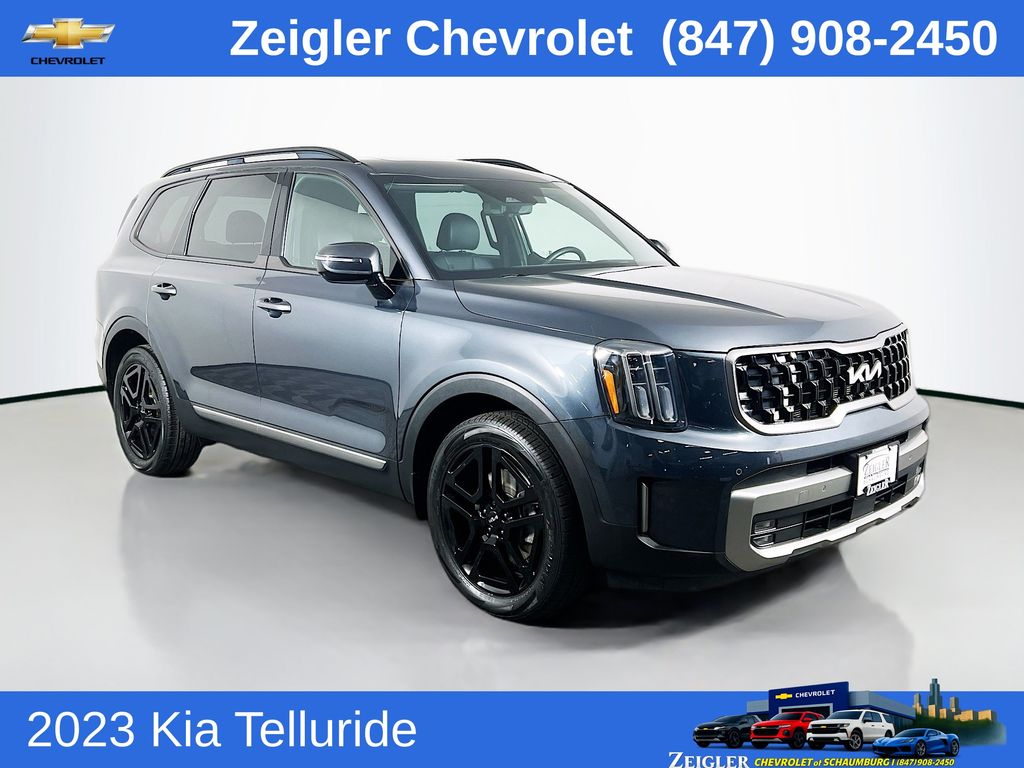 Wolf Gray 2023 Kia Telluride SUV / Crossover All-Wheel Drive 8-Speed Automatic