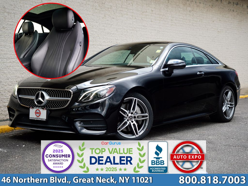 Black 2019 Mercedes-Benz E-Class E 450 Coupe RWD Coupe Rear-Wheel Drive 9-Speed Automatic