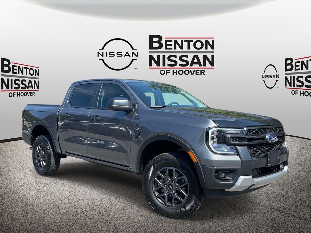 Gray Metallic 2025 Ford Ranger Pickup Truck Four-Wheel Drive Automatic