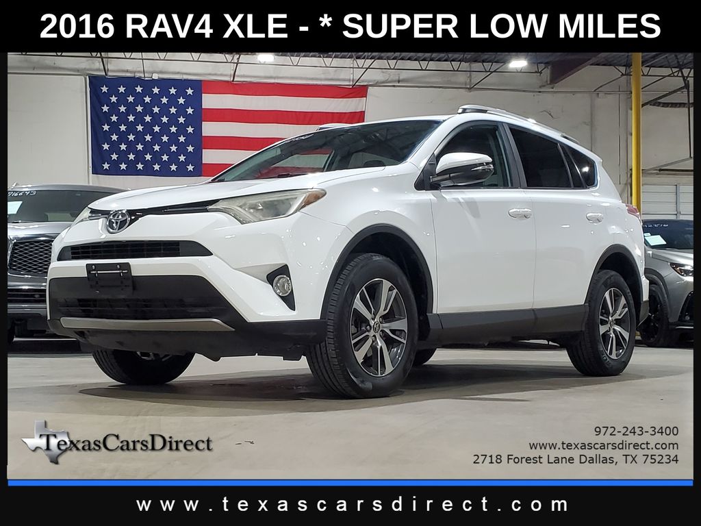 Super White 2016 Toyota RAV4 SUV / Crossover Front-Wheel Drive 6-Speed Automatic