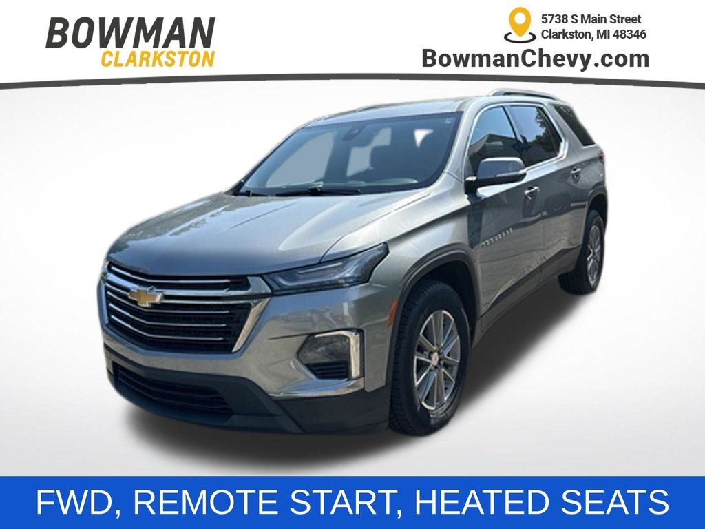 Sterling Gray Metallic 2023 Chevrolet Traverse SUV / Crossover Front-Wheel Drive 9-Speed Automatic