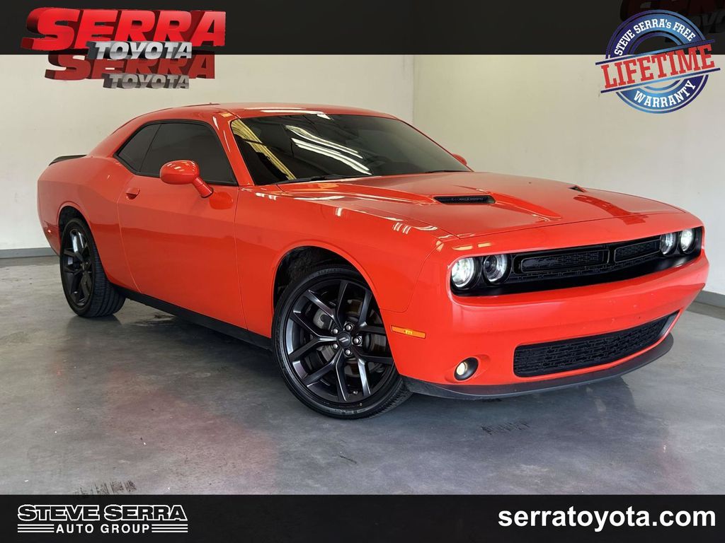Go Mango! 2022 Dodge Challenger Coupe Rear-Wheel Drive 8-Speed Automatic