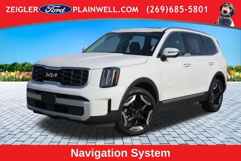 Glacial White Pearl 2025 Kia Telluride SUV / Crossover All-Wheel Drive 8-Speed Automatic