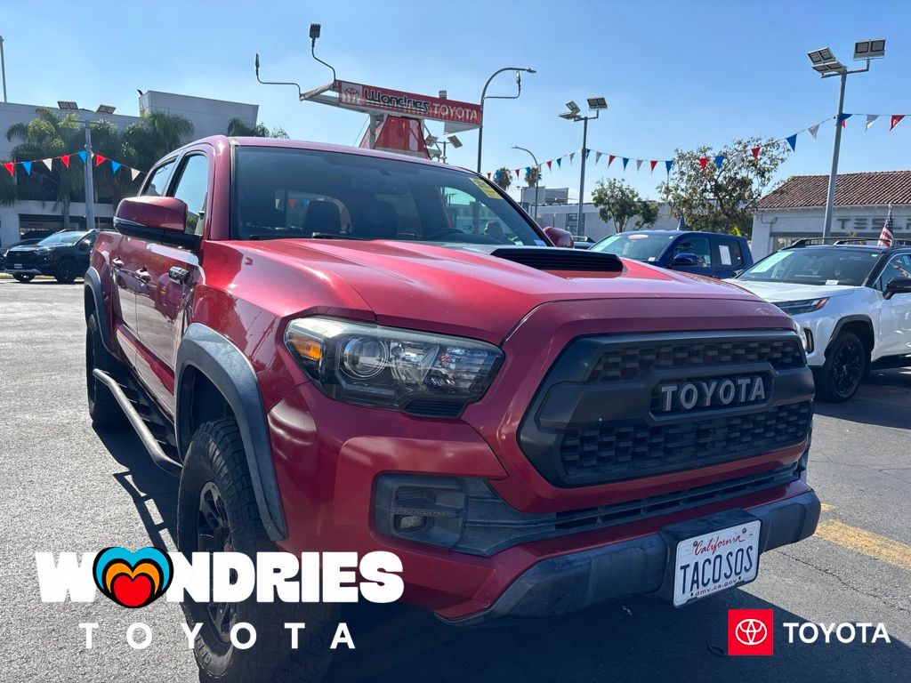 Barcelona Red Metallic 2017 Toyota Tacoma Pickup Truck Four-Wheel Drive 6-Speed Automatic