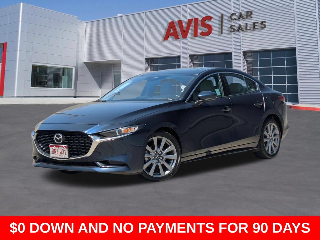 Deep Crystal Blue Mica 2025 Mazda MAZDA3 Sedan Front-Wheel Drive 6-Speed Automatic