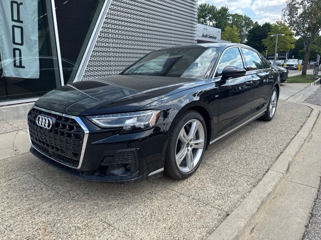 Black 2026 Audi A8 Sedan All-Wheel Drive 8-Speed Automatic