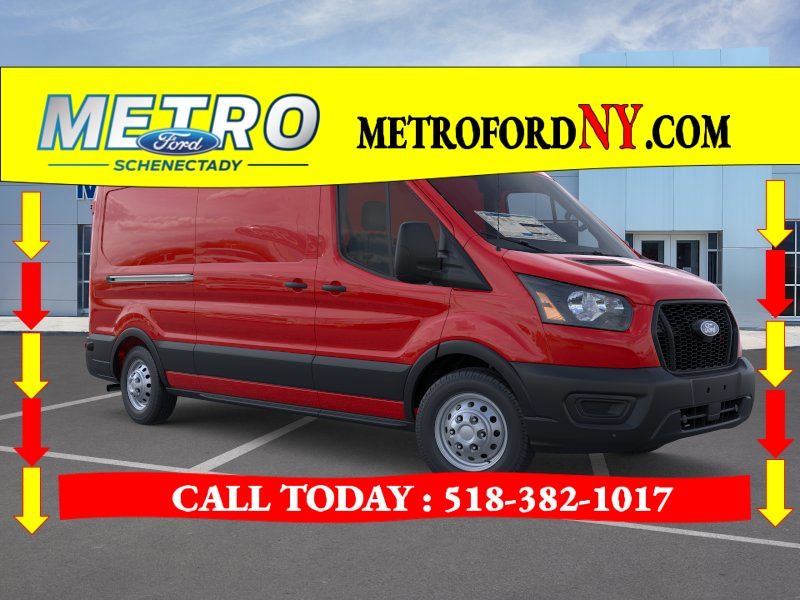 Race Red 2026 Ford Transit Cargo 250 Medium Roof LB AWD Van All-Wheel Drive