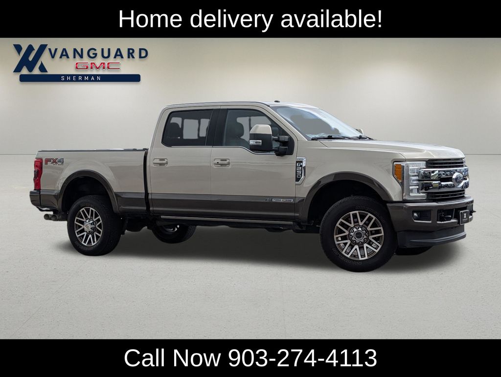 Gold 2017 Ford F-250 Super Duty Pickup Truck Four-Wheel Drive 6-Speed Automatic