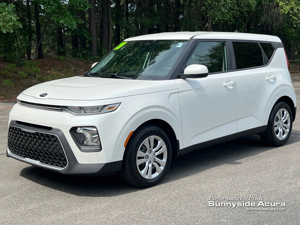 Snow White Pearl 2020 Kia Soul LX FWD SUV / Crossover Front-Wheel Drive Continuously Variable Transmission