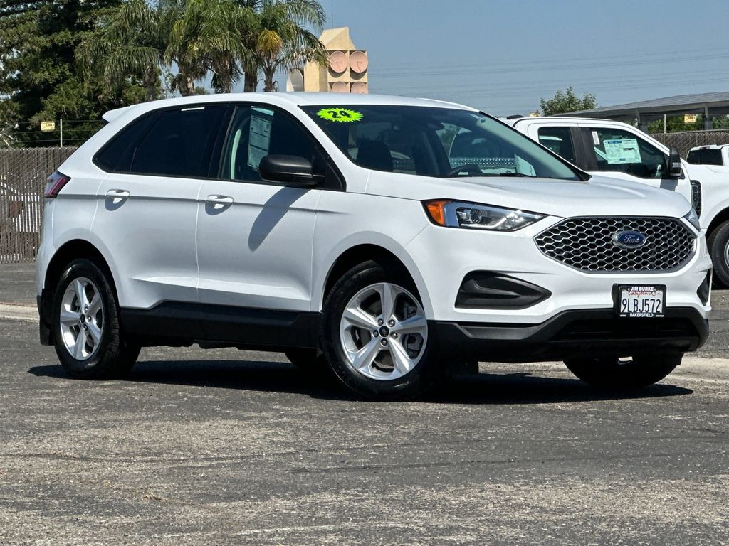Oxford White 2024 Ford Edge SE AWD SUV / Crossover All-Wheel Drive 8-Speed Automatic