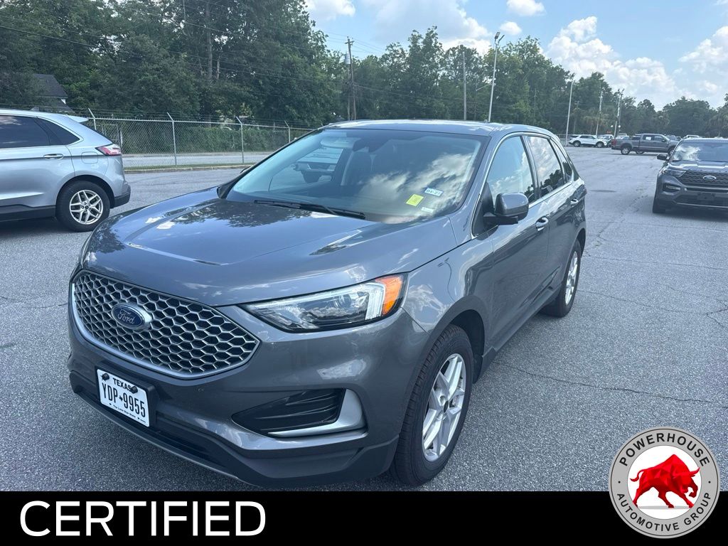 Carbonized Gray Metallic 2024 Ford Edge SUV / Crossover All-Wheel Drive 8-Speed Automatic
