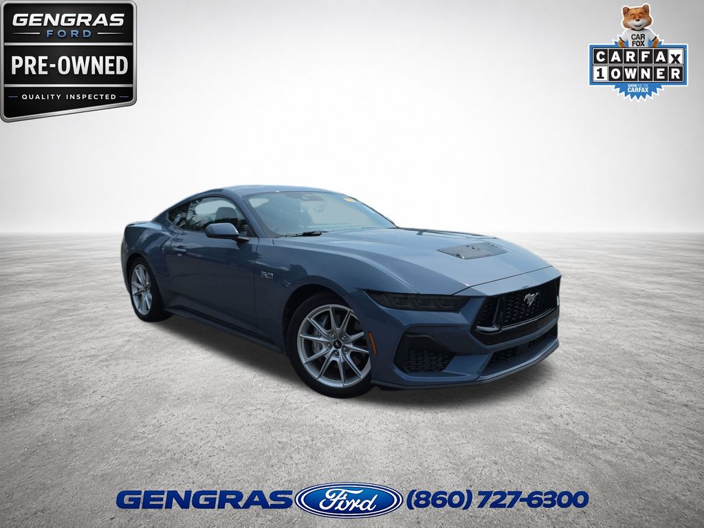 Vapor Blue 2025 Ford Mustang Coupe Rear-Wheel Drive Automatic