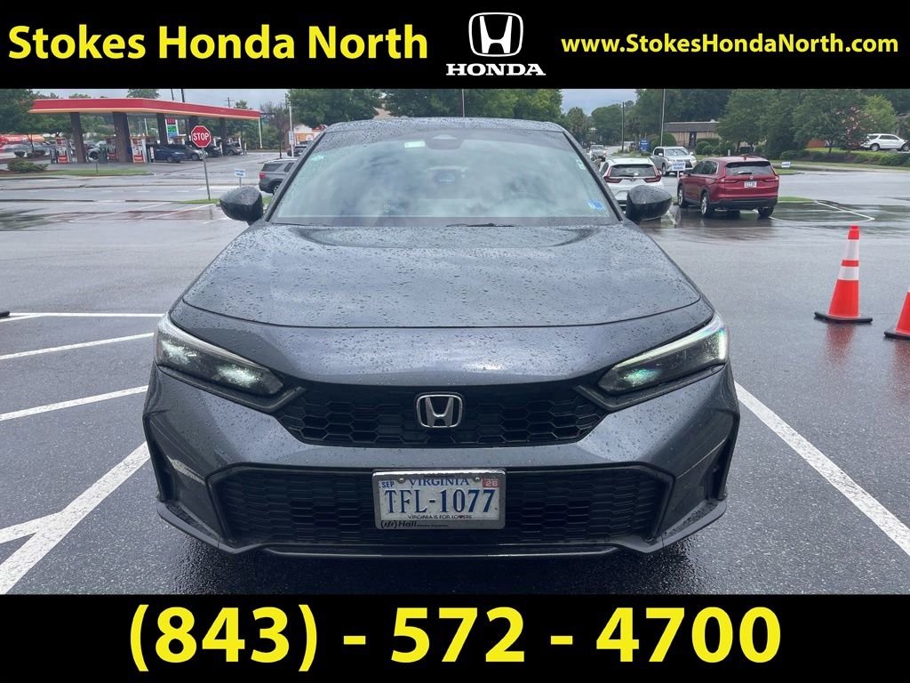 2025 Honda Civic Sport Gray at Stokes Honda North