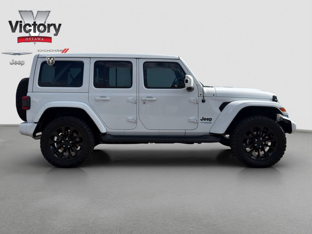 Used 2021 White Jeep Unlimited Sahara High Altitude 4xe image 7