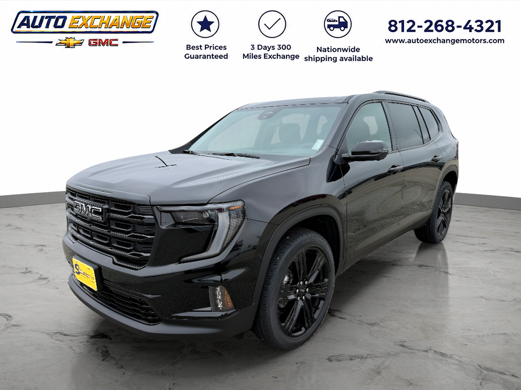 Black (Ebony Twilight Metallic) 2026 GMC Acadia SUV / Crossover Front-Wheel Drive 8-Speed Automatic
