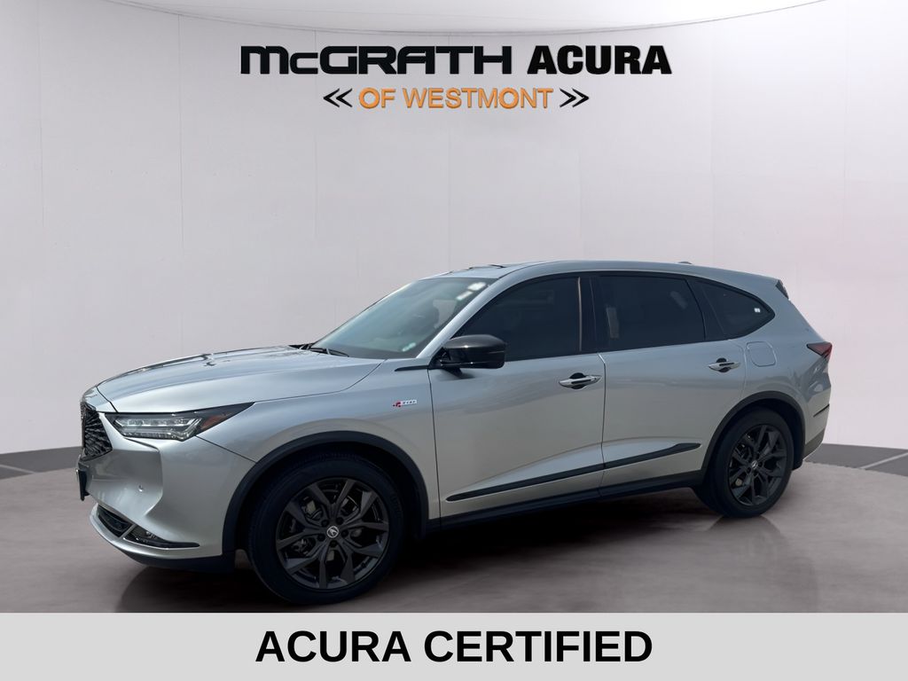Lunar Silver Metallic 2024 Acura MDX SH-AWD with A-SPEC Package SUV / Crossover All-Wheel Drive Automatic