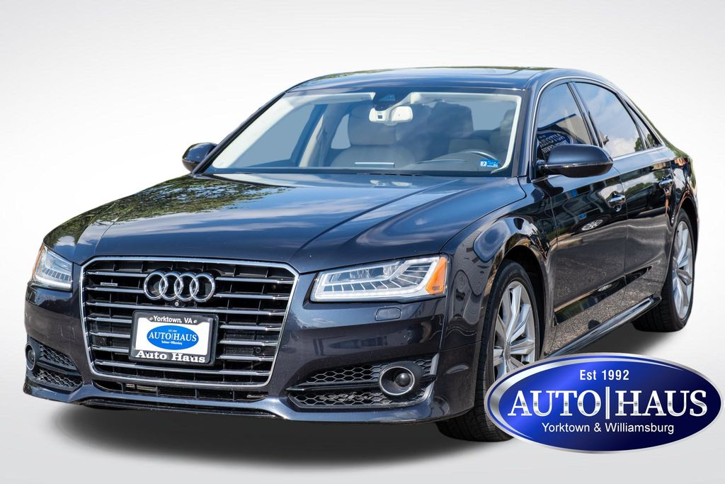 Moonlight Blue Metallic 2018 Audi A8 Sedan  8-Speed Automatic