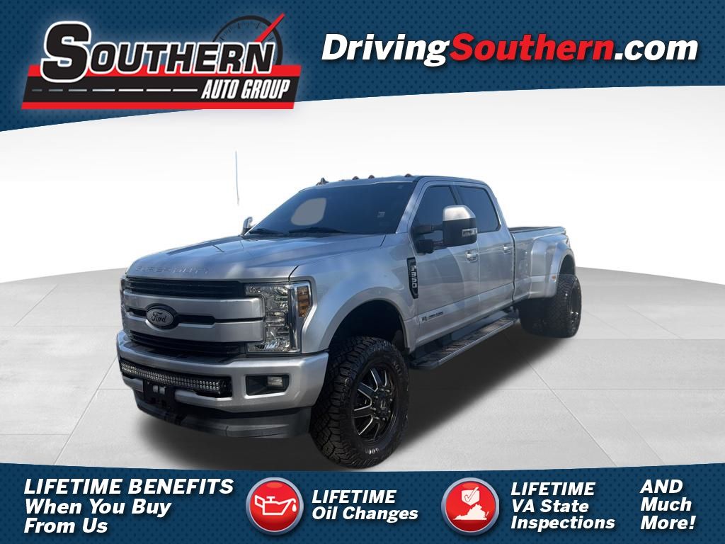 Ingot Silver 2019 Ford F-350 Super Duty Lariat Crew Cab LB DRW 4WD Pickup Truck Four-Wheel Drive 6-Speed Automatic