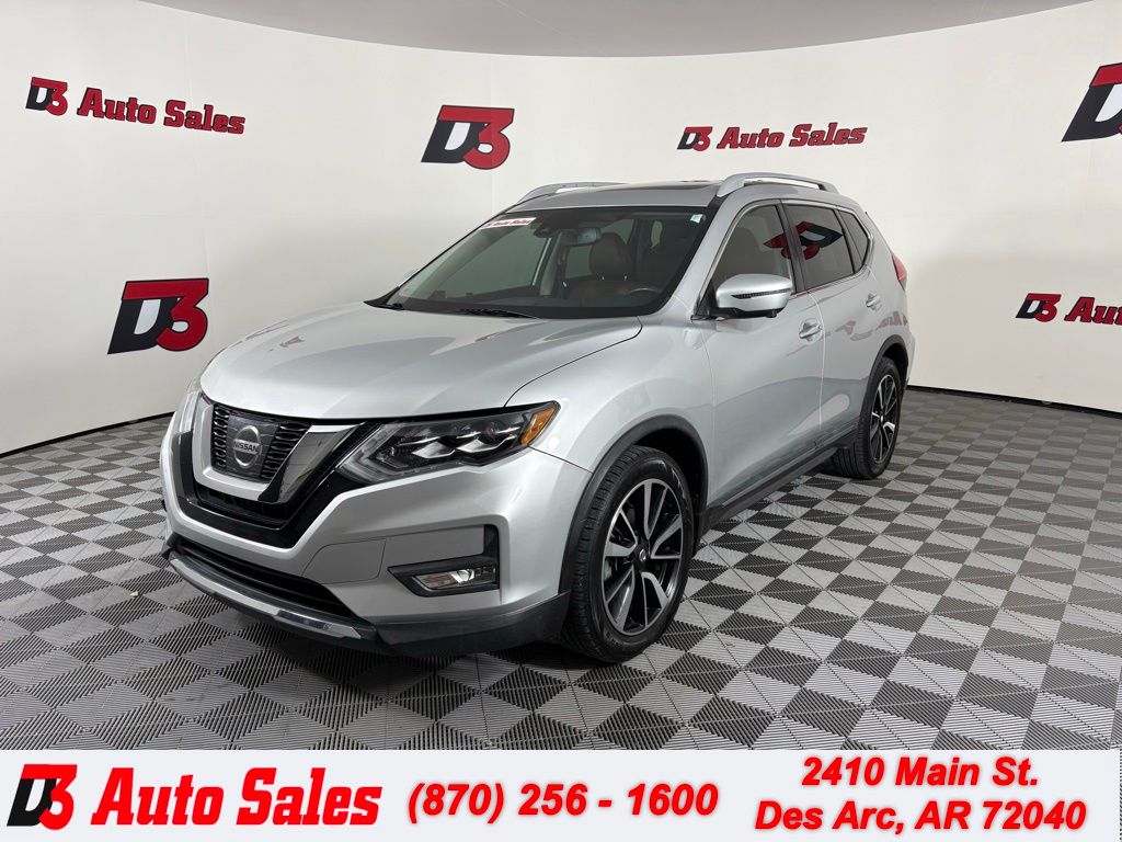 Brilliant Silver 2017 Nissan Rogue SL FWD SUV / Crossover Front-Wheel Drive Continuously Variable Transmission