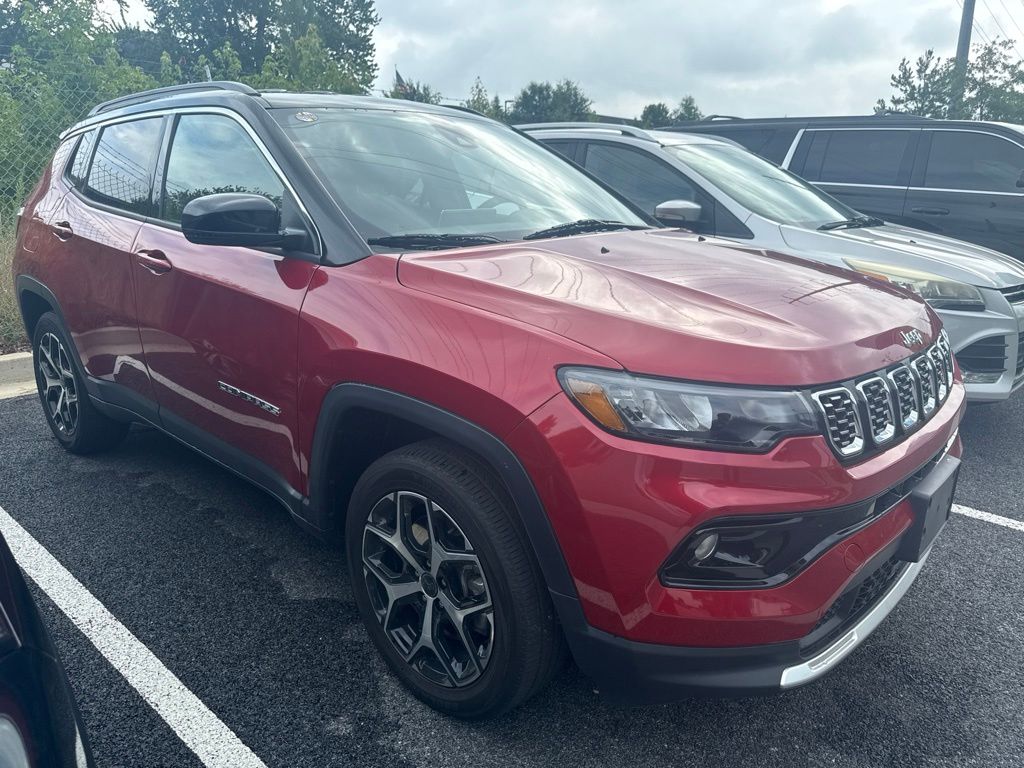 Red 2025 Jeep Compass SUV / Crossover Four-Wheel Drive 8-Speed Automatic