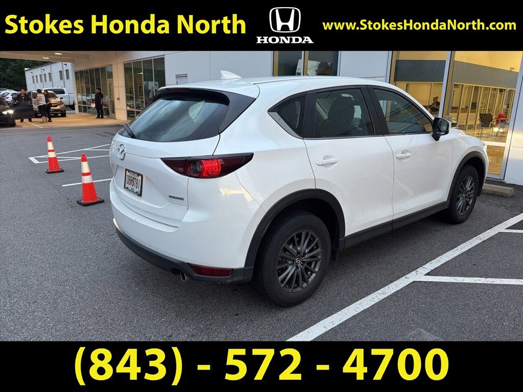 2020 Mazda CX-5 Sport White at Stokes Honda North