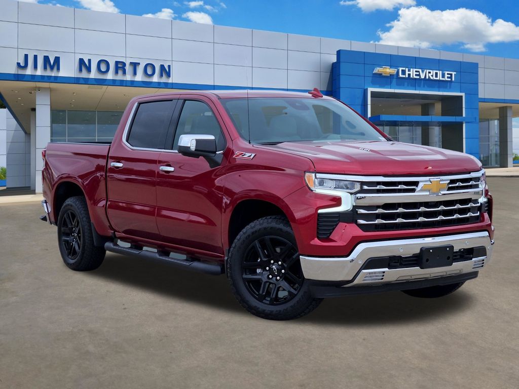 Radiant Red Tintcoat 2026 Chevrolet Silverado 1500 LTZ Crew Cab 4WD Pickup Truck Four-Wheel Drive Automatic