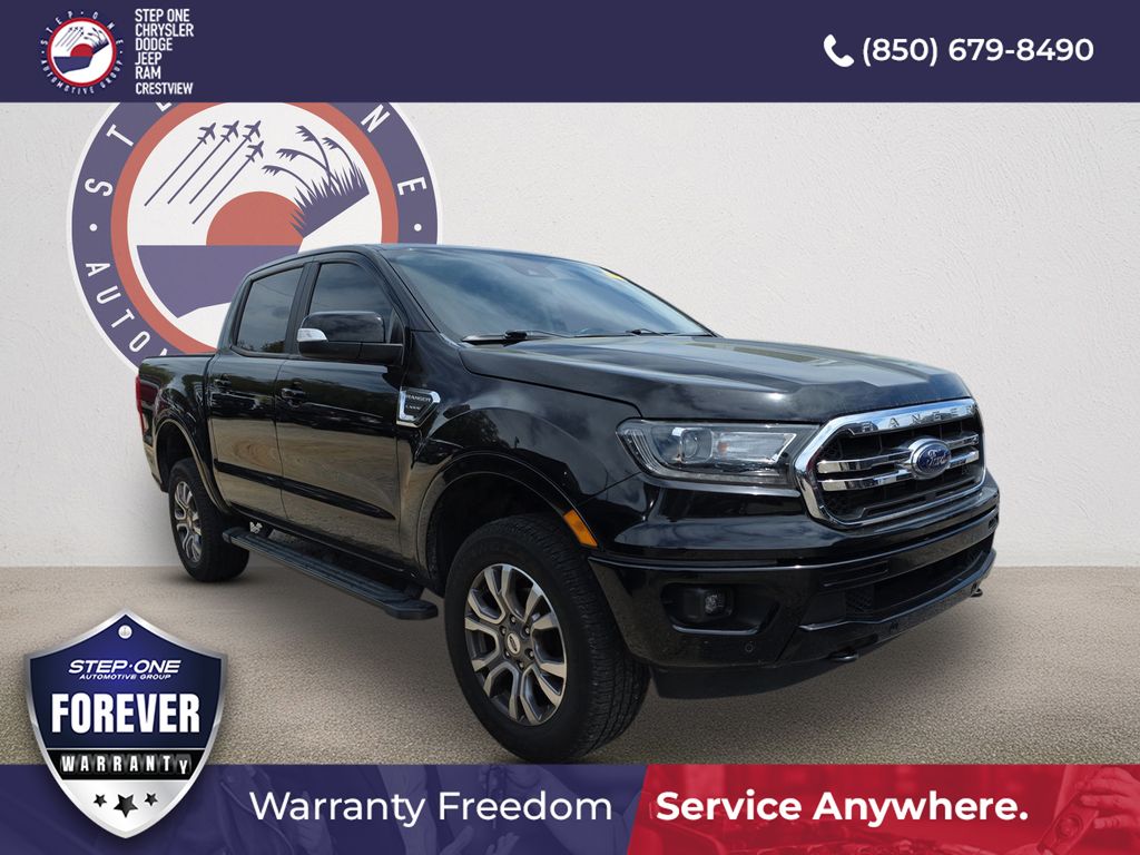Shadow Black 2019 Ford Ranger Lariat SuperCrew RWD Pickup Truck 4X2 Automatic